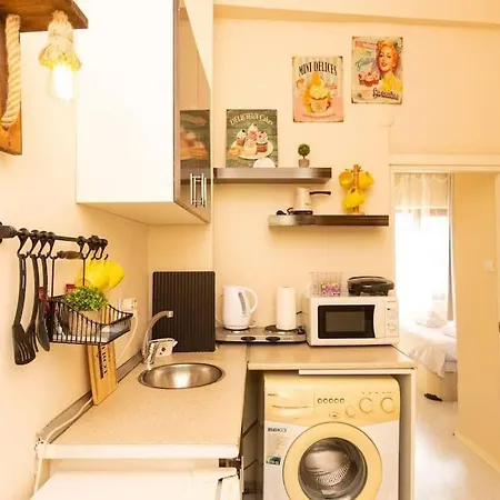 Tiny With Amazing View On Shared Terrace - 15 Steps To Galata Tower Apartman Isztambul